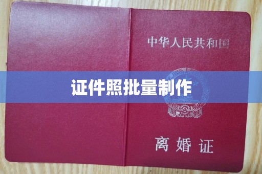 哈尔滨证件照批量制作